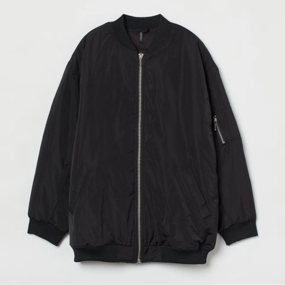 Oversized Bomber Jacket - Picture 1 of 6